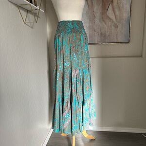Karma Highway Elastic Waist Maxi Skirt